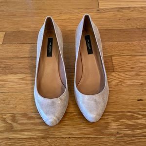 Ann Taylor Perfect Kitten Heels, Light beige, 7.5 M